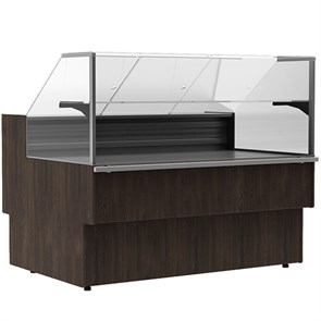 Витрина холодильная Carboma GC110 VM 0,94-1 (ВХС-0,94 Carboma GC110 (динамика)) (1005 ВЕНГЕ) БЕЗ БОКОВИН 1802262p.1633-al
