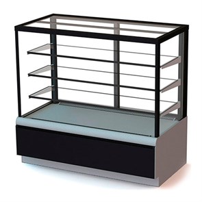 Витрина кондитерская Carboma KC70 VM 0,9-1 LIGHT 9006-9005 (ВХСв-0,9д Carboma Cube Техно) 1801975p-al
