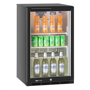 Шкаф среднетемпературный V= 113л HURAKAN HKN-DB125H(555x520x865,+2...+10°C,на 84 бут,0,16кВт,барный) HKN-DB125H-al