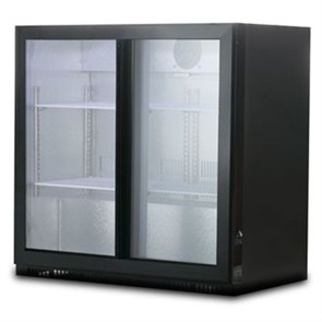 Шкаф барный холодильный HURAKAN HKN-DB205S черный 158661-al