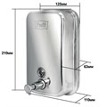 Дозатор для жидкого мыла из нержавеющей стали (304) Рuff-8615, 1000ml 1402.091 - фото 115461 Дозатор для жидкого мыла из нержавеющей стали (304) Рuff-8615, 1000ml 1402.091 - фото 115461