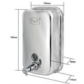 Дозатор для жидкого мыла из нержавеющей стали (304) Рuff-8608 , 800ml 1402.099 - фото 115535 Дозатор для жидкого мыла из нержавеющей стали (304) Рuff-8608 , 800ml 1402.099 - фото 115535
