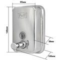 Дозатор для жидкого мыла из нержавеющей стали (304) Рuff-8605, 500ml 1402.098 - фото 115544 Дозатор для жидкого мыла из нержавеющей стали (304) Рuff-8605, 500ml 1402.098 - фото 115544