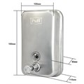 Дозатор для жидкого мыла из нерж. стали матовый (304) Рuff-8608m, 800ml 1402.096 - фото 115555 Дозатор для жидкого мыла из нерж. стали матовый (304) Рuff-8608m, 800ml 1402.096 - фото 115555