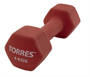 Гантель TORRES 4 кг (неопрен) 02464 - фото 1406021