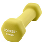 Гантель TORRES 0,5 кг (неопрен) 02459 - фото 1406062