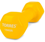 Гантель TORRES 1,5 кг (винил) 02454 - фото 1406074
