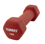 Гантель TORRES 1 кг (неопрен) 02460 - фото 1406076