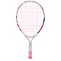 Ракетка б/т дет. BABOLAT B`FLY 21, для 5-7 лет, алюминий, со струнами, бел-роз-син 026387 - фото 1406264