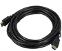 Кабель аудио-видео High Speed ver.1.4, HDMI (m) - HDMI (m) , ver 1.4, 5м, GOLD, черный 028309140 - фото 1409242