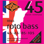 Струны ROTOSOUND RB45 NICKEL (UNSILKED) 45 65 85 105 0283095464 - фото 1410040