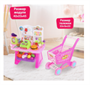 Игровой модуль «Продуктовая лавка» с тележкой, 65 предметов, МИКС 01249 - фото 1410081