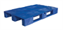 Паллет полимерный 1200х800х150 сплошной, на 3-х  полозьях цв. синий lIoRsDuOjMHF-a1dPHIJc0
