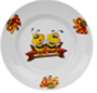 Тарелка мелкая "Пчелы" 17.5см 026391