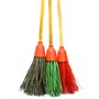 Метла пластиковая круглая с черенком Усиленная 1 шт. 026229