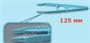 Пинцет медицинский 125мм 028308984