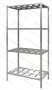 Стеллаж полочный 2000х1000х600 с полкой-решеткой (нерж.сталь) 0283095996