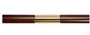Древко 2,2 м д 35 мм с хромированной гильзой, бук, цвет "Темный орех" 02095 - фото 1420168