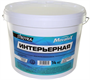 Водоэмульсионная краска Movatex Stroyka интерьерная, 14 кг 0283095365