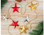 Бусы на ёлку 1 м 5,5 см "Разноцветные звёздочки" 01015 - фото 1420659