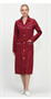 Халат женский Диана (тк.ТиСи), бордовый/белый 0281959