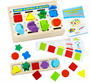 Развивающая игра из дерева «Учим формы и цвета» 0282844