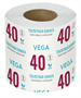 Бумага туалетная 1-слойная Vega, серая, 40м, перфорация, 48 рул/уп 027996