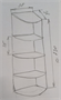 Стеллаж 230х30х38 см. 02830962603