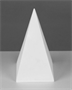 Геометрическая фигура ПИРАМИДА четырёхгранная, 20 см (гипсовая) 02829222