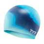 Шапочка для плавания TYR Multi Silicone Cap, синий 33716