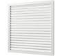 Радиаторная решетка 30х60 белая вертикальная 026040