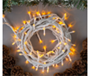 Гирлянда «Нить» 10 м, IP44, УМС, белая нить, 100 LED, свечение жёлтое, 220 В 01024 - фото 1424889