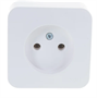 Розетка Systeme Electric BLANCA без заземления, без шторок, 02830962590