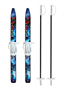 Комплект лыжный детский: лыжи 75 см, палки 75 см 026583 - фото 1426077
