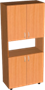 Шкаф канцелярский с 4-мя глухими дверками и нишей 025829