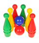 Боулинг цветной: 6 кеглей, 2 шара, в сетке 026116