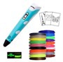 3D ручка c пластиком, трафаретами и аксессуарами 0280941