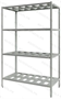 Cтеллаж полочный СПЛб «Base» 1800х1200х600 с полкой-решеткой (цинк) 0282935