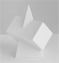 Геометрическая фигура сечение параллелепипеда в пирамиде, 20 см (гипсовая) 02829231