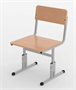 Стул ученический регулируемый по высоте  МДФ 0282254