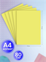 Бумага цветная желтая неон А4 для принтера 20 л 0283095201