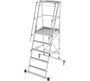 Передвижная, складная лестница-стремянка с платформой Новая Высота 0280713