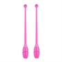 Булавы для худ. гимнастики INDIGO, IN017-P, 36 см, пластик, каучук, в компл. 2шт, розовый IN017-P