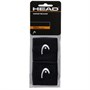 Напульсники HEAD 2,5, ширина 7см, 90% нейлон, 10% эластан, пара, черный 026482