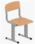 Стул ученический усиленный металлокаркас (рост группа №3,4,5,6,7) 0283095543
