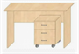 Стол письменный + тумба с выкатными 3-мя ящиками g9t2NNW-gnp-vq4vvsHSe3