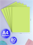 Бумага цветная салатовая неон А4 для принтера 20 л 0283095202