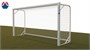 Ворота гандбол - минифутбол 3х2х1 алюминиевый профиль 100х120 свободностоящие ОС-09707