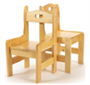 СТУЛ ДЕТСКИЙ РЕГУЛИРУЕМЫЙ ИЗ МАССИВА ХВОЙНЫХ ПОРОД ДЕРЕВА 1 00154