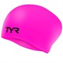 Шапочка для плавания подростковая TYR Long Hair Wrinkle-Free Silicone Cap Jr 57749